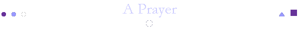 A Prayer